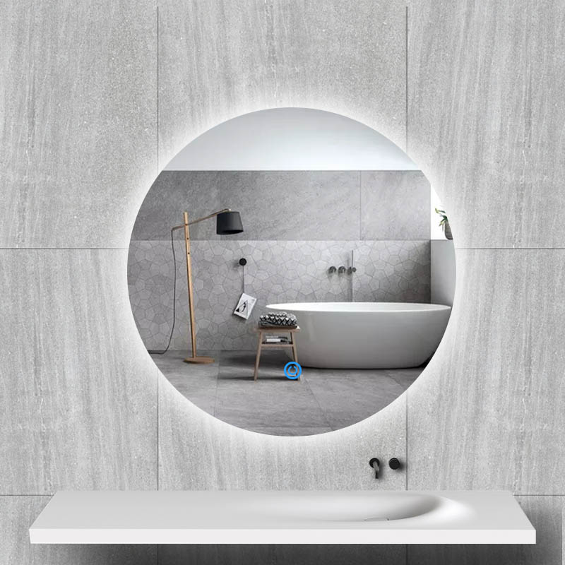 Backlit Round LED Bathroom Mirror Kanthi Defogger